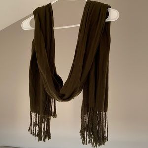 Dark Olive Green Scarf